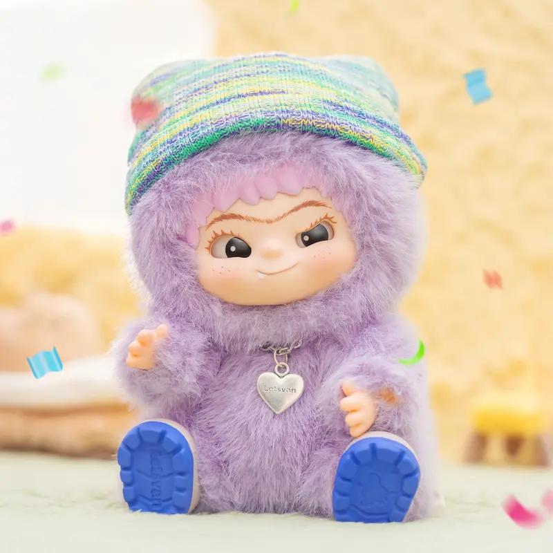 WAKUKU Trendy Plush Blind Box – Cute Collectible Dolls in Assorted Colors with Hidden Edition