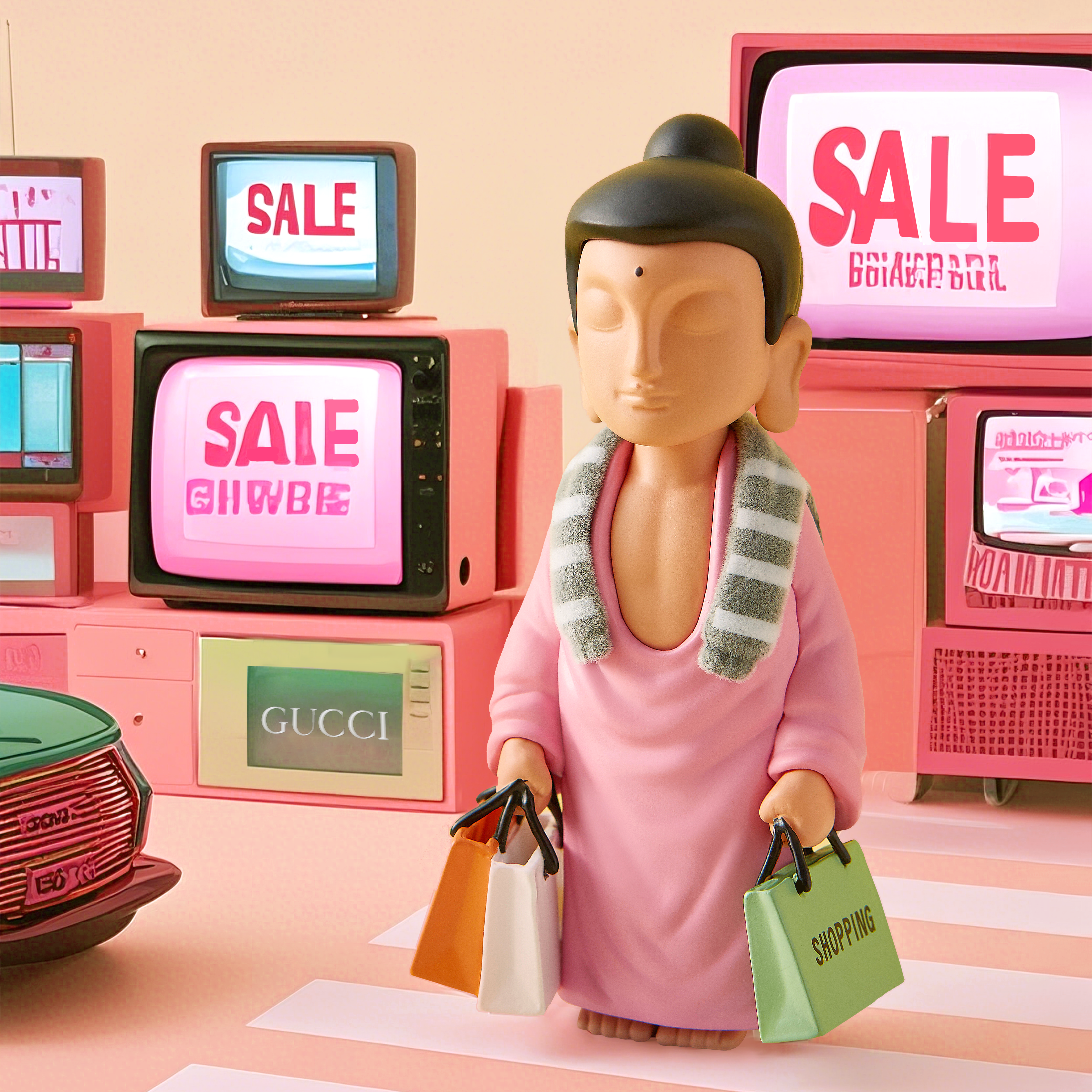 FoleU - City Zen Walk | Buddha Blind Box Art Toys for Urban Chill