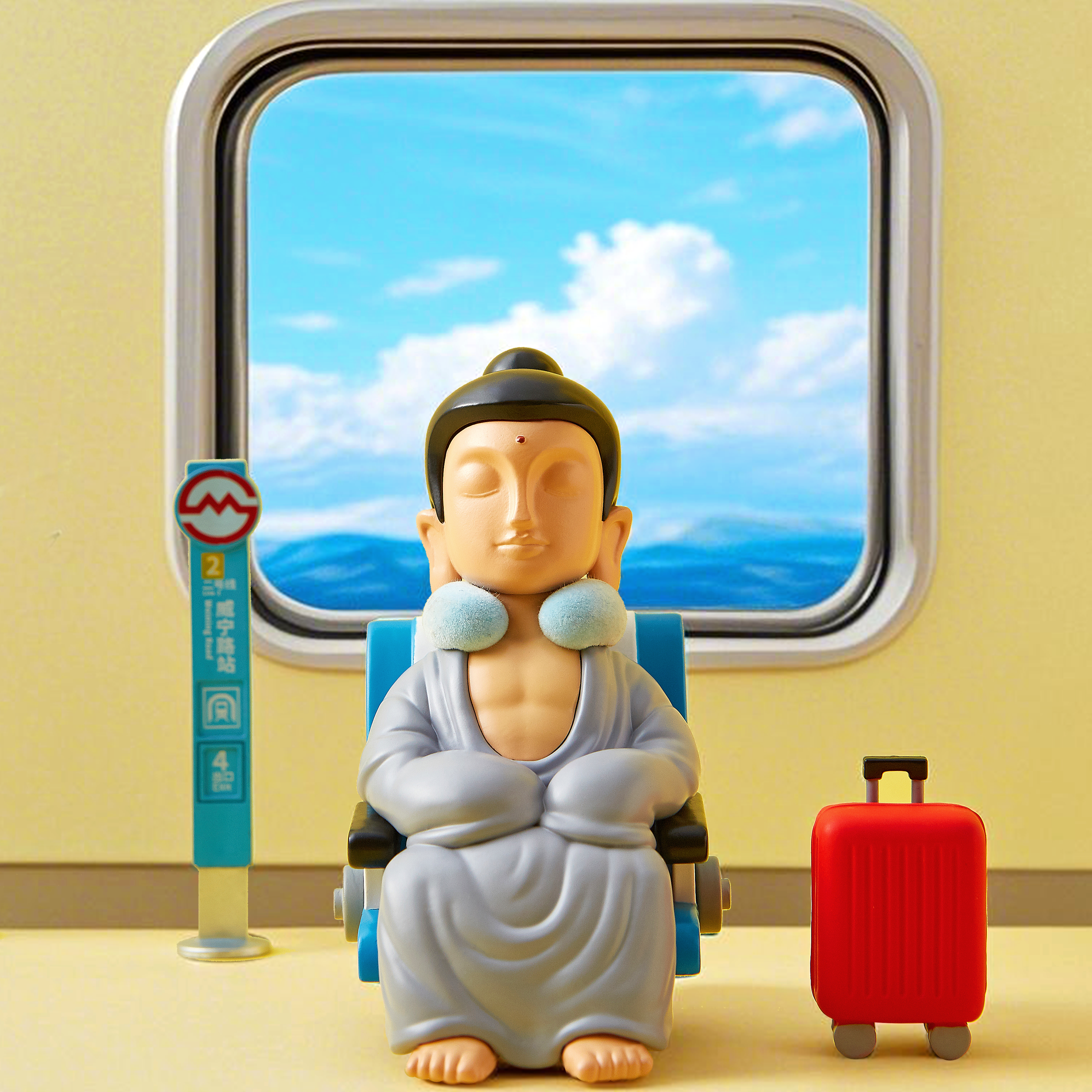 FoleU - City Zen Walk | Buddha Blind Box Art Toys for Urban Chill