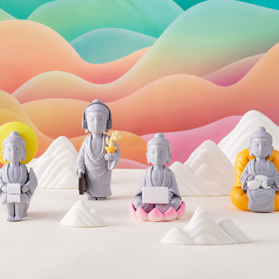 FoLeU Zen Buddha Blind Box – Cute Funny Figurines for Desk Decor & Stress Relief
