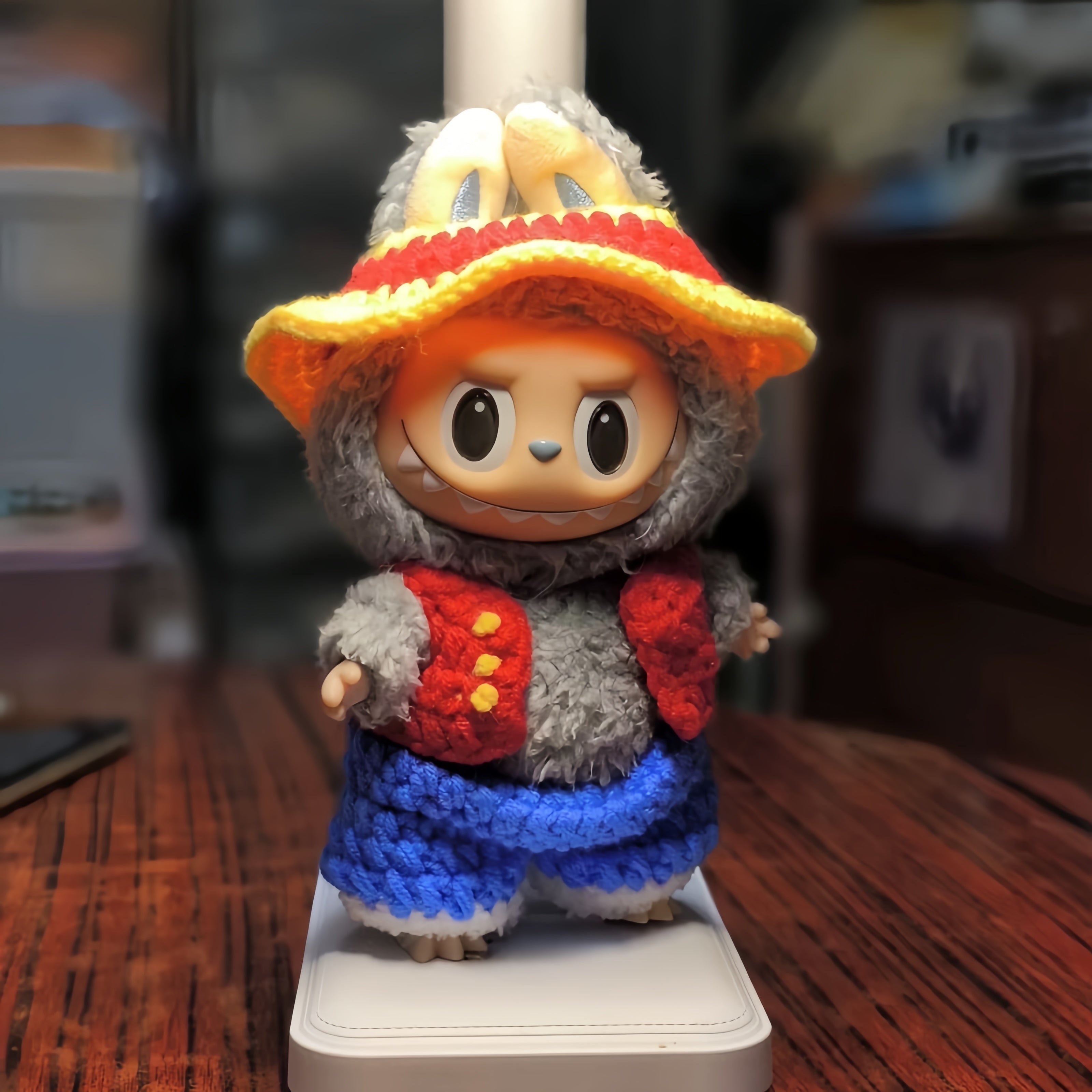 Pirate King Outfit – Special Edition Luffy-Inspired Costume for 17cm Plush Dolls