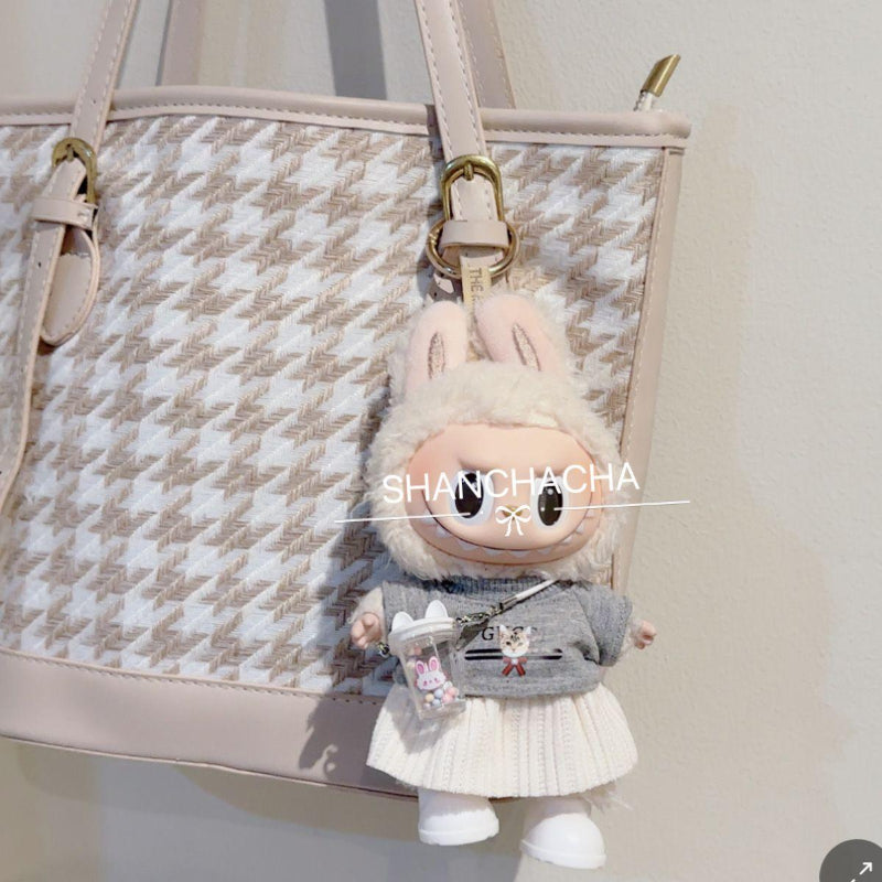 Doll Clothes – Aristocratic Girl Look with Cute Pleated Skirt for 17cm Plush Figures
