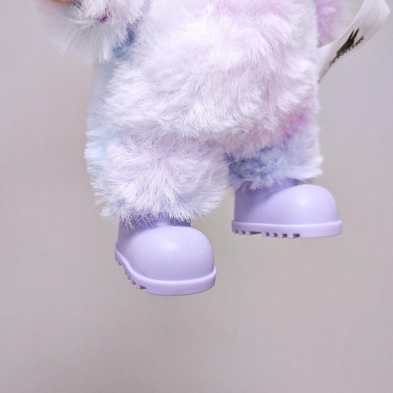 Cute Raincoat & Colorful Boots Set for 17cm Dolls & Plush Toys – Adorable Rainy Day Dress-Up