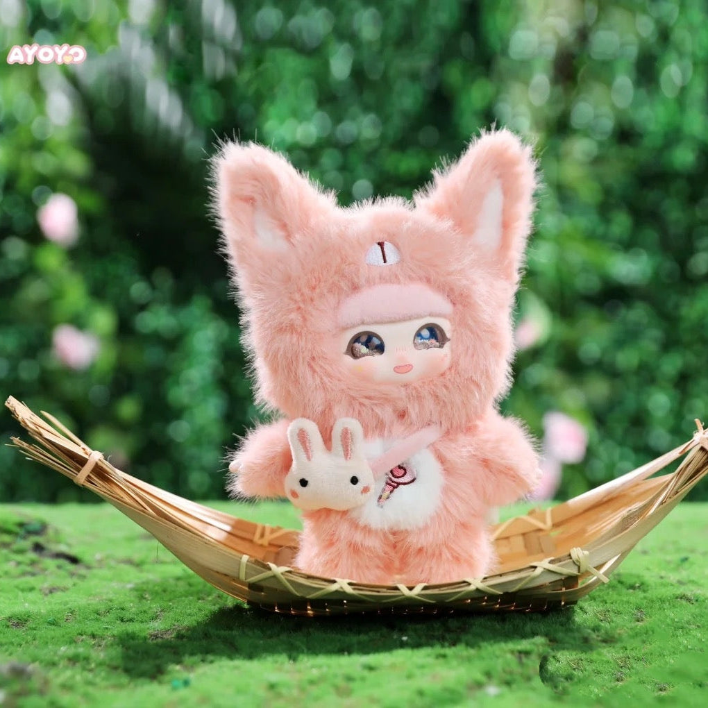 AYOYO Blind Box Character Plush Toy – Multicolor Collectible Soft Doll for Bedtime, Gift & Display