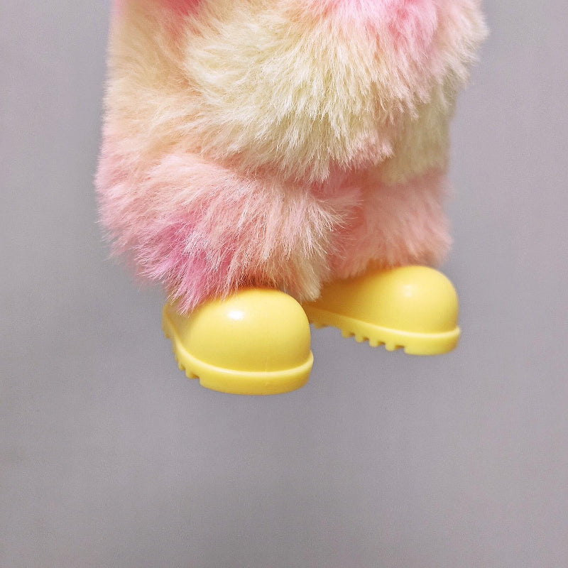 Cute Raincoat & Colorful Boots Set for 17cm Dolls & Plush Toys – Adorable Rainy Day Dress-Up