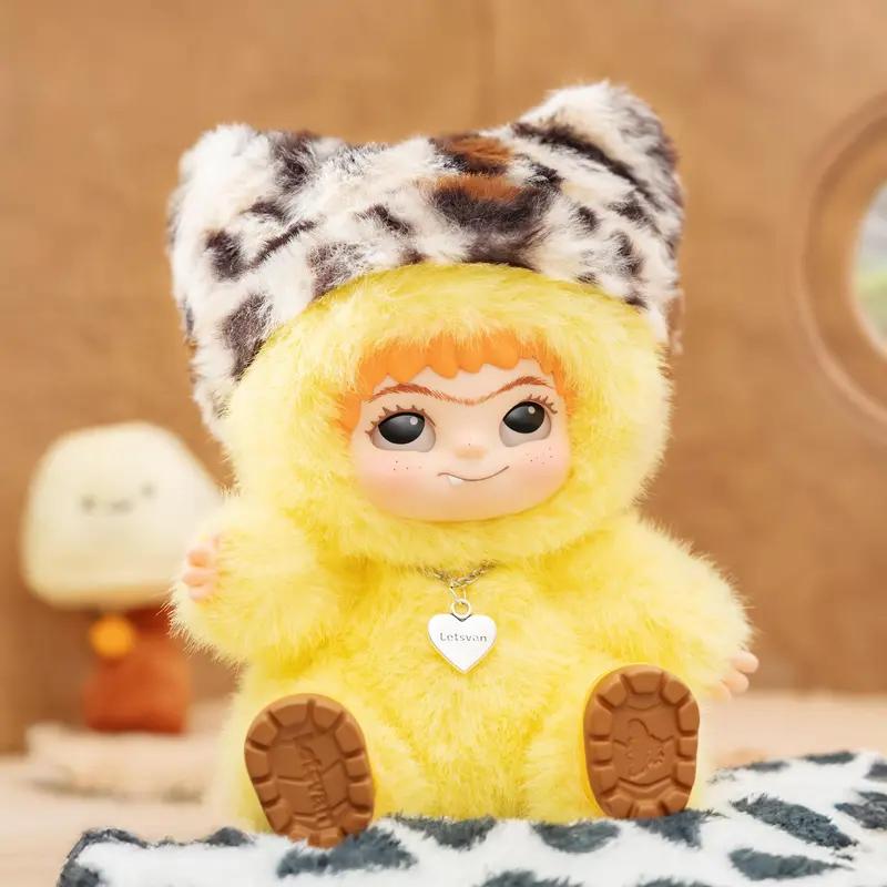 WAKUKU Trendy Plush Blind Box – Cute Collectible Dolls in Assorted Colors with Hidden Edition