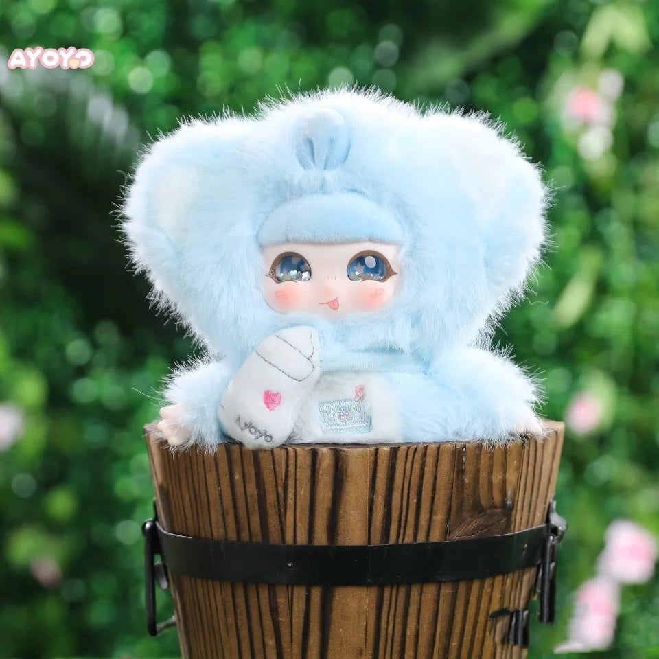 AYOYO Blind Box Character Plush Toy – Multicolor Collectible Soft Doll for Bedtime, Gift & Display