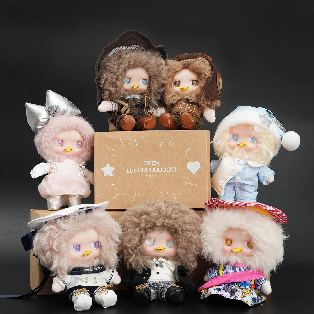 CHILLHOHO Cute Blind Box Plush Figure – Multicolor Soft Toy for Surprise Unboxing, Display & Collecting